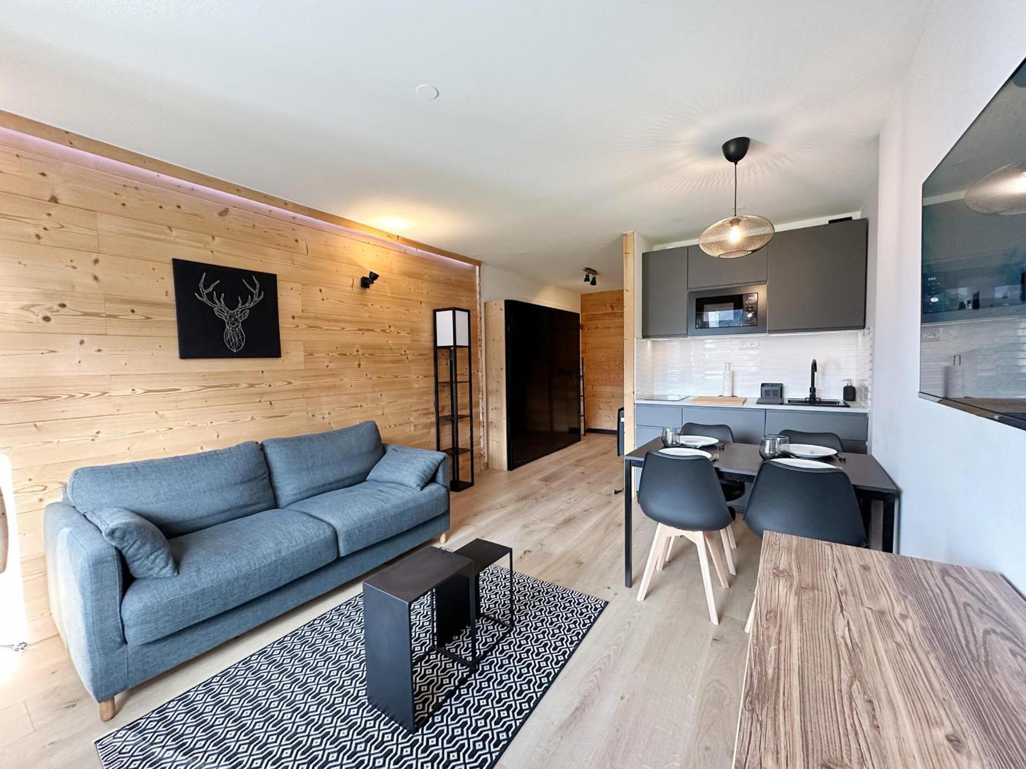 Studio Moderne Avec Parking Prive Pres Du Centre - Fr-1-624-71 Samoens Exterior photo
